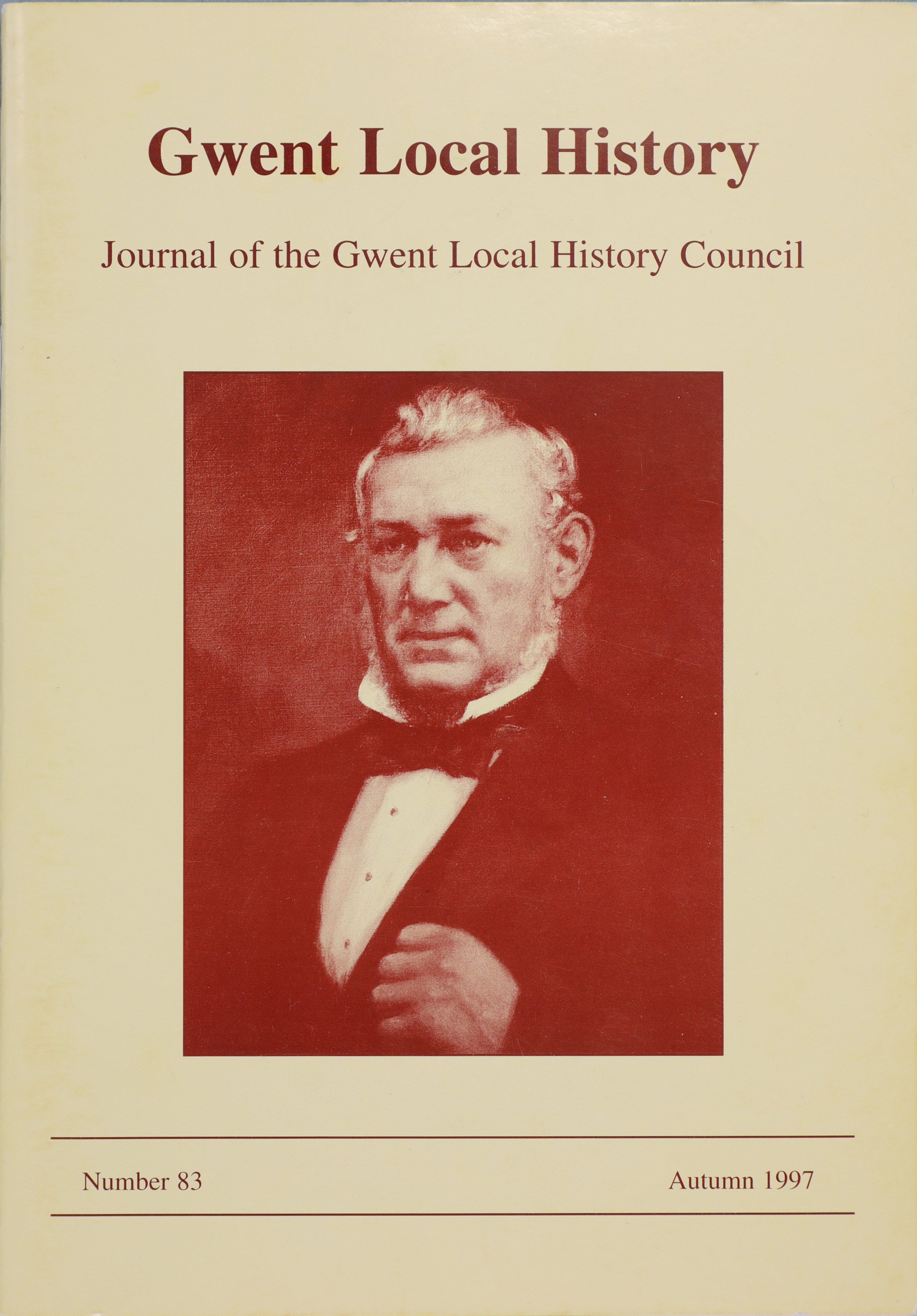 Gwent Local History: Journal of the Gwent Local History Council No.83, Autumn 1997, £2.00